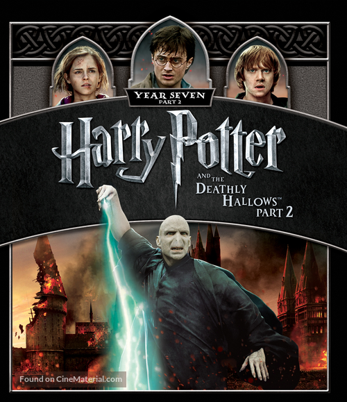 Harry Potter and the Deathly Hallows: Part II - Blu-Ray movie cover