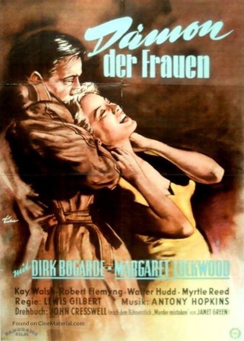 Cast a Dark Shadow - German Movie Poster