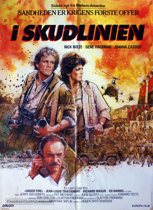 Under Fire - Danish Movie Poster