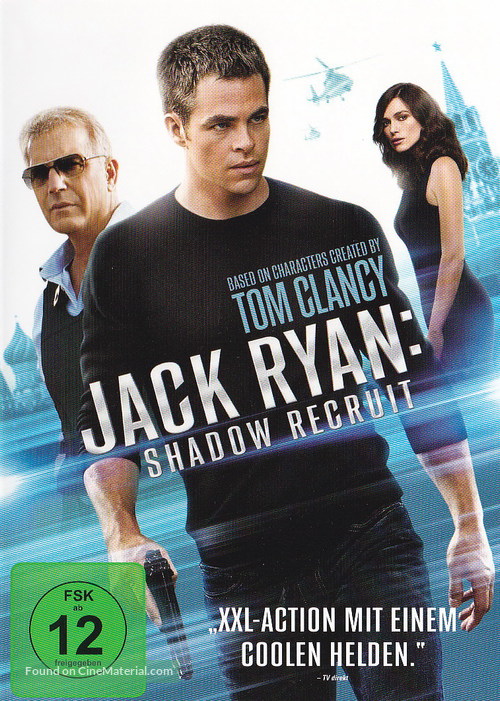 Jack Ryan: Shadow Recruit - German DVD movie cover