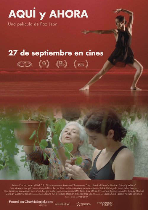 Aqu&iacute; y ahora - Spanish Movie Poster