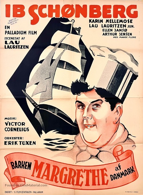 Barken Margrethe - Danish Movie Poster