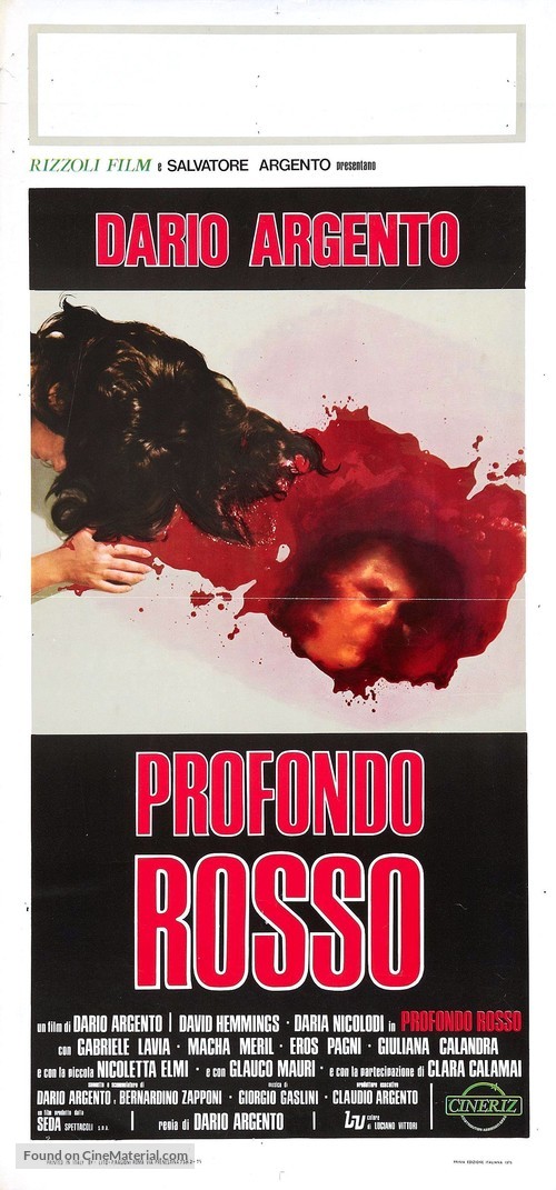 Profondo rosso - Italian Movie Poster