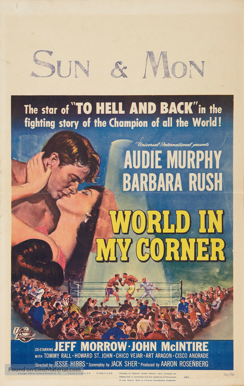 World in My Corner - Movie Poster