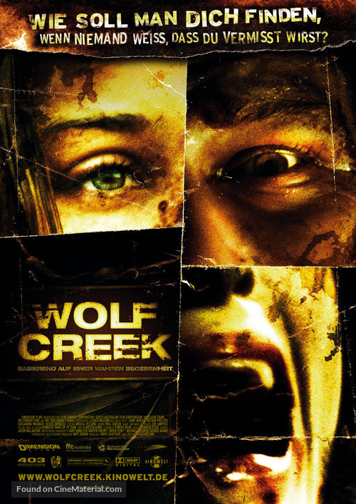 Wolf Creek - German Movie Poster