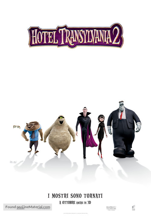 Hotel Transylvania 2 - Italian Movie Poster
