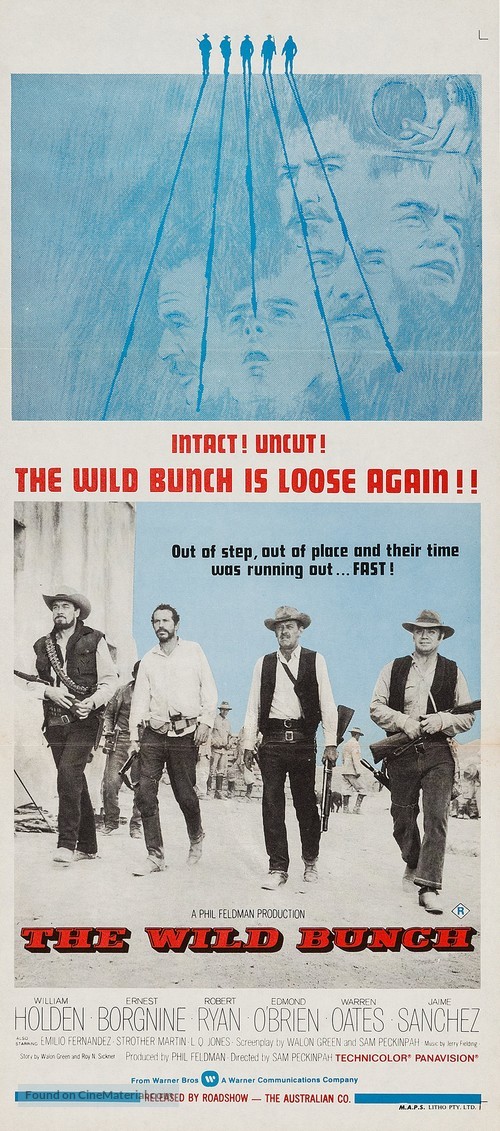 The Wild Bunch - Australian Movie Poster