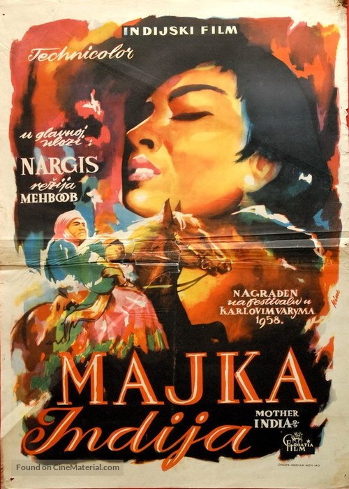 Mother India - Croatian Movie Poster