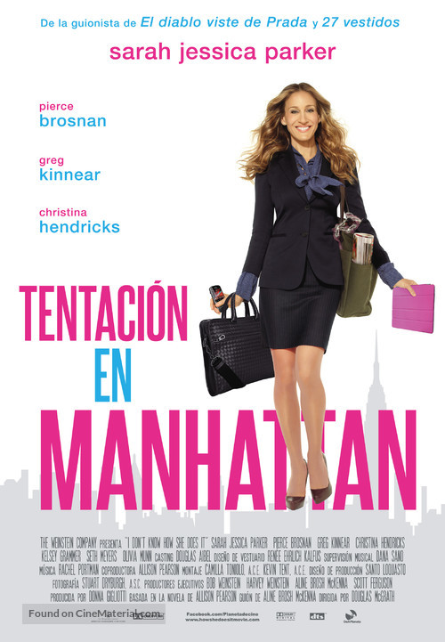 I Don&#039;t Know How She Does It - Spanish Movie Poster