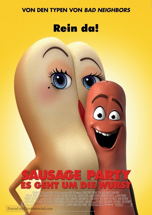 Sausage Party - German Movie Poster