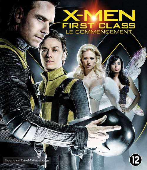 X-Men: First Class - Dutch Blu-Ray movie cover