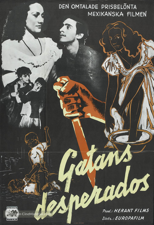 Los olvidados - Swedish Movie Poster
