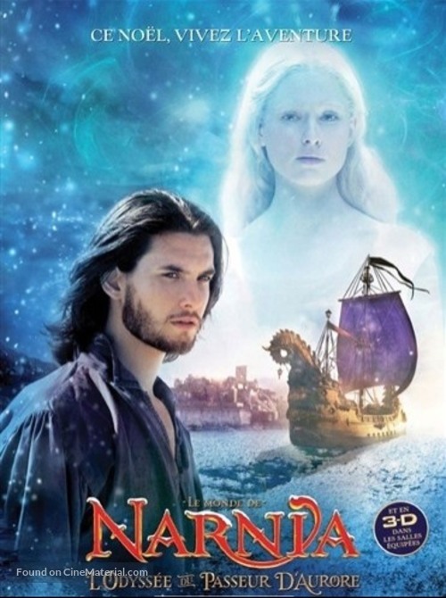 The Chronicles of Narnia: The Voyage of the Dawn Treader - French Movie Poster