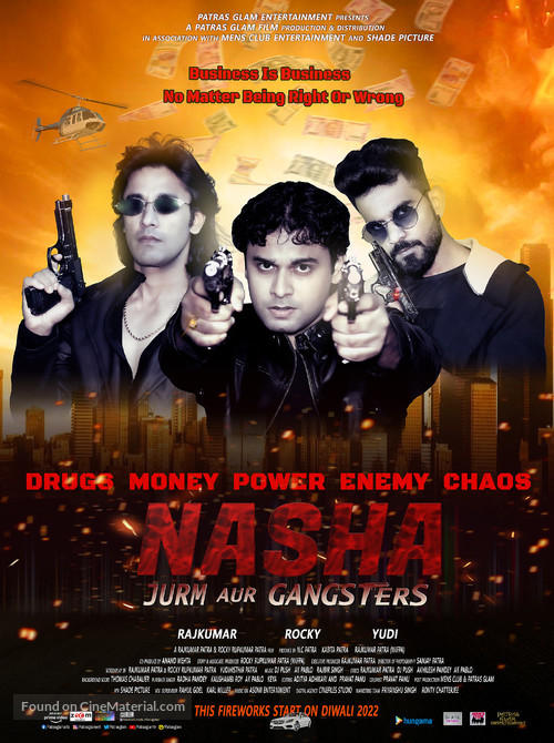 Nasha Jurm Aur Gangsters - Indian Movie Poster