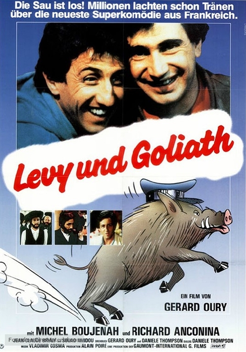 Levy et Goliath - German Movie Poster