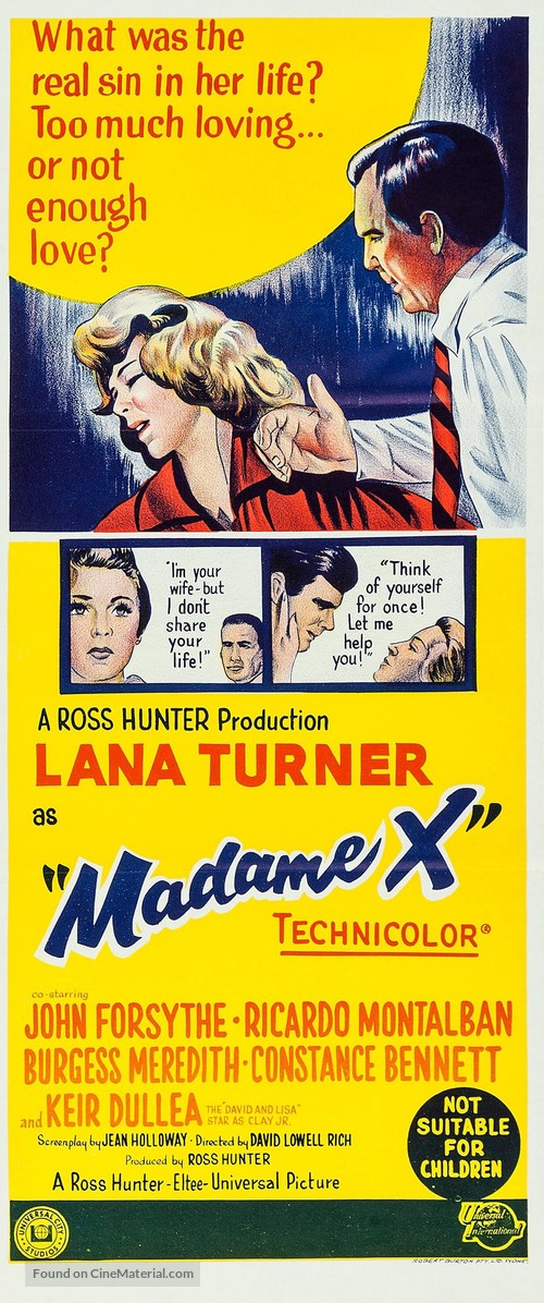 Madame X - Australian Movie Poster