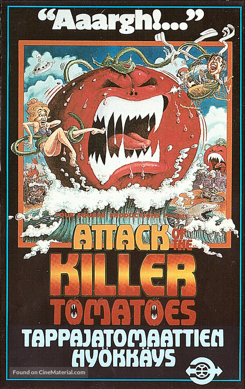 Attack of the Killer Tomatoes! - Finnish VHS movie cover