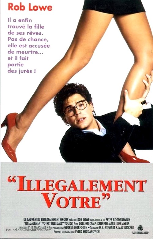 Illegally Yours - French VHS movie cover