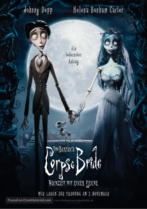 Corpse Bride - German Movie Poster