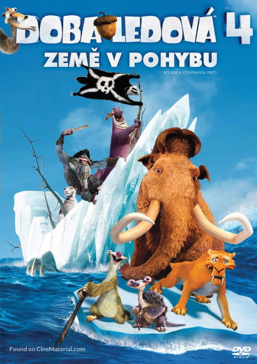 Ice Age: Continental Drift - Czech DVD movie cover
