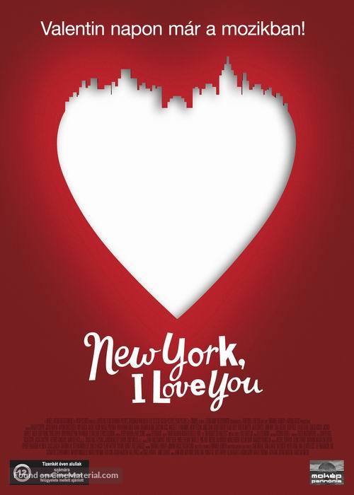 New York, I Love You - Hungarian DVD movie cover