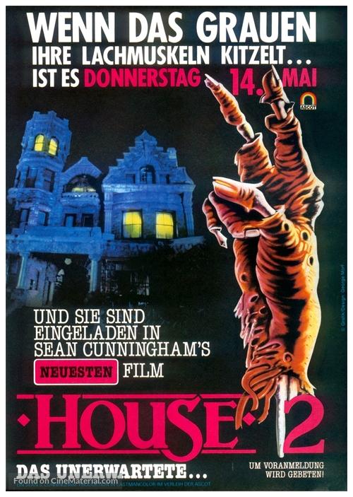 House II: The Second Story - German Movie Poster