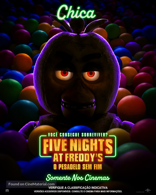 Five Nights at Freddy&#039;s - Brazilian Movie Poster