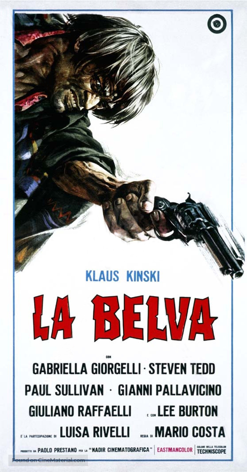 La belva - Italian Movie Poster