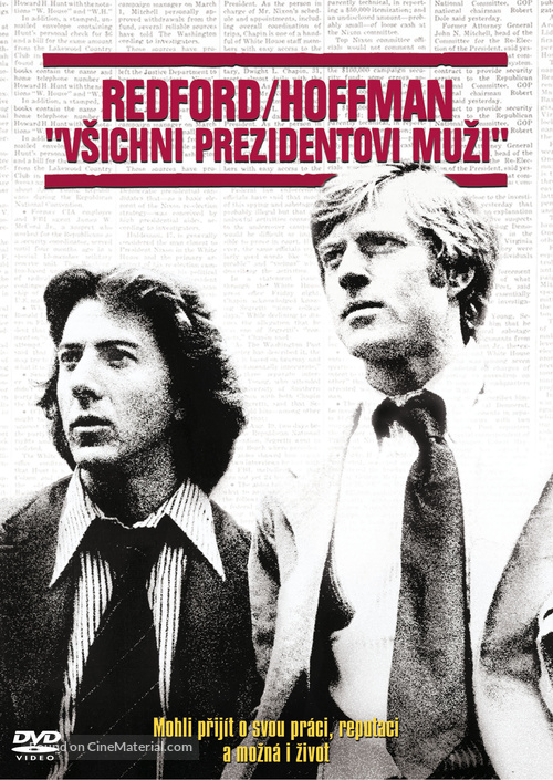 All the President&#039;s Men - Czech DVD movie cover