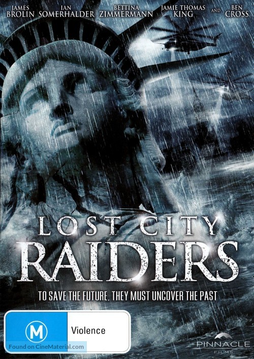 Lost City Raiders - Australian DVD movie cover