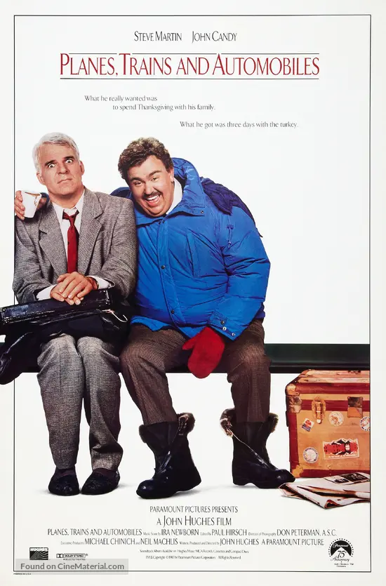 Planes, Trains and Automobiles - Movie Poster