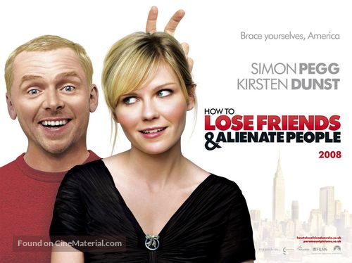 How to Lose Friends &amp; Alienate People - British Movie Poster