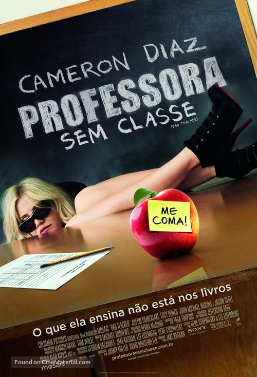 Bad Teacher - Brazilian Movie Poster