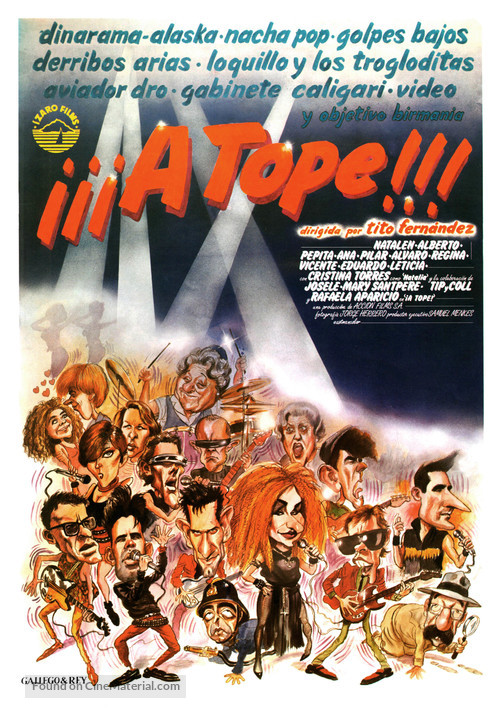 &iexcl;&iexcl;&iexcl;A tope!!! - Spanish Movie Poster