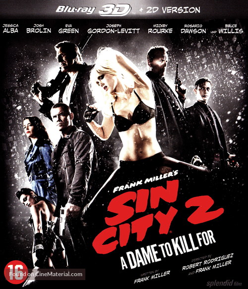 Sin City: A Dame to Kill For - Dutch Blu-Ray movie cover