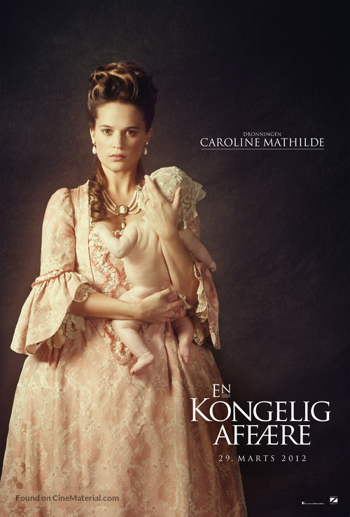 En kongelig aff&aelig;re - Danish Movie Poster