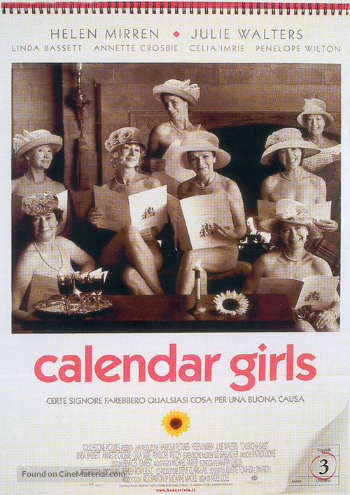 Calendar Girls - Italian poster