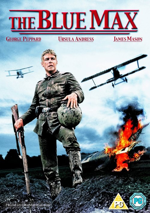The Blue Max - British DVD movie cover
