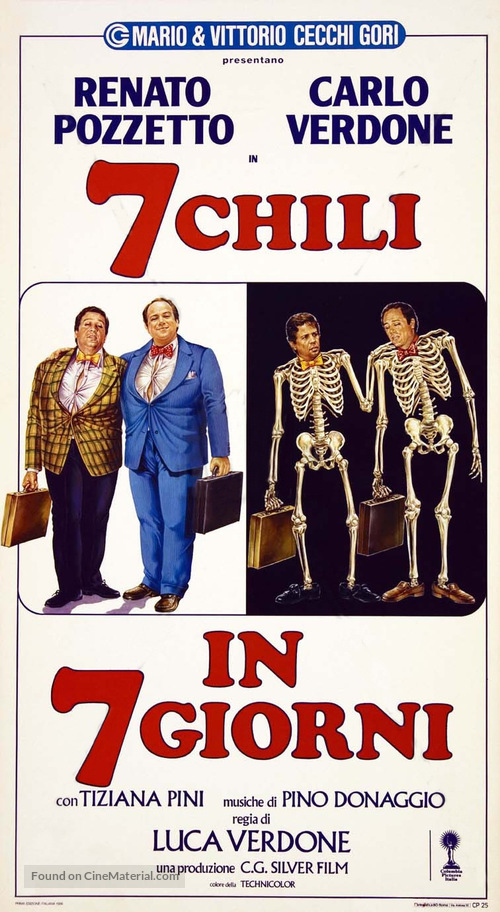 Sette chili in sette giorni - Italian Theatrical movie poster