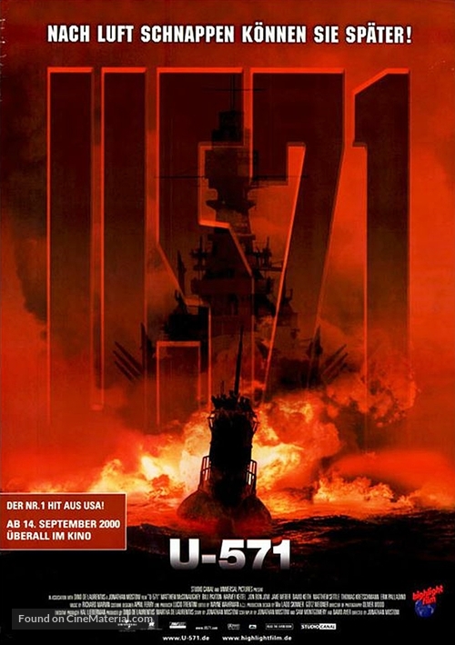U-571 - German Movie Poster