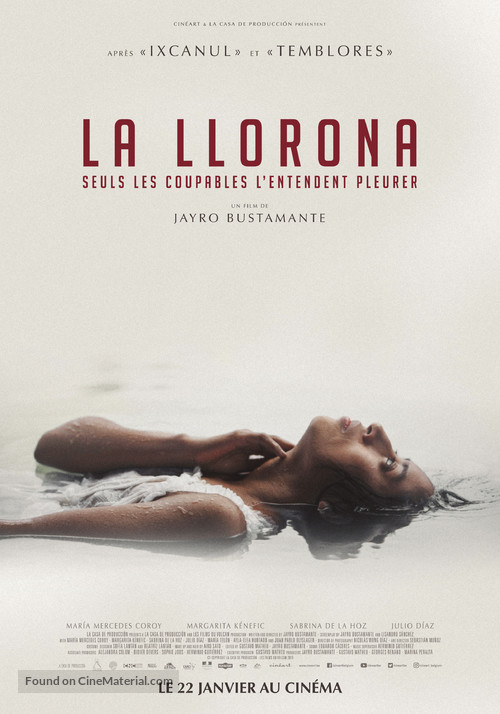 La llorona - Belgian Movie Poster