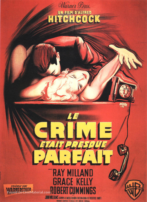 Dial M for Murder - French Movie Poster