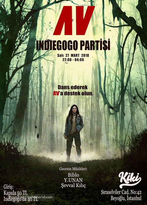 Av: The Hunt - Turkish Movie Poster