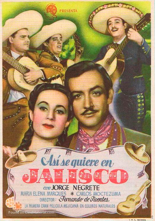 As&iacute; se quiere en Jalisco - Spanish Movie Poster