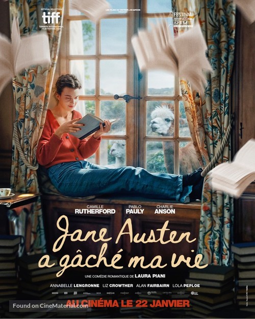 Jane Austen a g&acirc;ch&eacute; ma vie - French Movie Poster