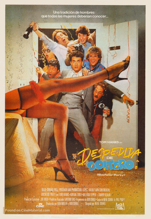 Bachelor Party - Spanish Movie Poster