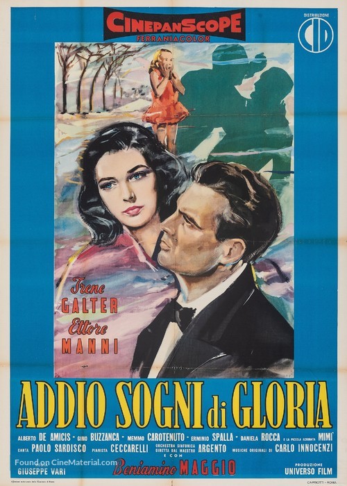 Addio sogni di gloria - Italian Movie Poster