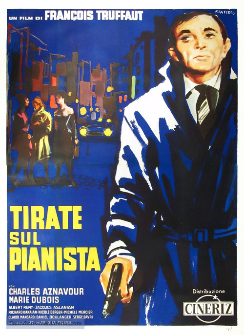 Tirez sur le pianiste - Italian Movie Poster