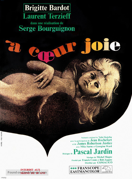 &Agrave; coeur joie - French Movie Poster