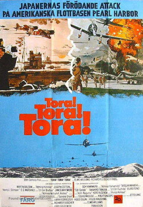 Tora! Tora! Tora! - Swedish Movie Poster